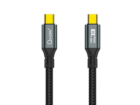 Darrahopens Electronics > Mobile Accessories > Phone Chargers OXHORN CB-CC-323 USB C 3.2 Gen 2x2 Cable 3m