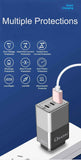 Darrahopens Electronics > Mobile Accessories > Phone Chargers OXHORN NB-PD65CCAB PD GaN Charger 65W 3 Ports Black
