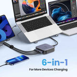 Darrahopens Electronics > Mobile Accessories > Phone Chargers UGREEN 35044A Nexode 200W 6-port GaN Desktop Fast Charger