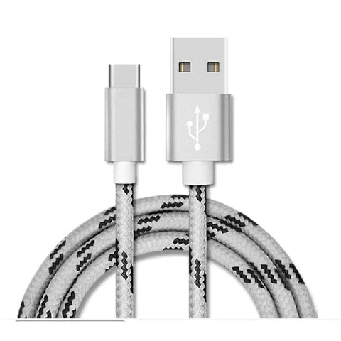 Darrahopens Electronics > Mobile Accessories > Phone Chargers USB Type C Fast Charging Cable 2m Gray Compatible with Samsung S21 S22 S23