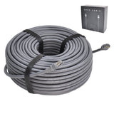 Darrahopens Electronics > Networking > Bridges & Routers 46M/150FT Replacement Gen 3 Cable 26AWG for Starlink Rectangular Satellite V3 Waterproof Weatherproof High Speed Supports Bandwidths up to 1200Mbps Gray