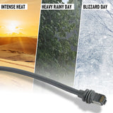 Darrahopens Electronics > Networking > Bridges & Routers 46M/150FT Replacement Gen 3 Cable 26AWG for Starlink Rectangular Satellite V3 Waterproof Weatherproof High Speed Supports Bandwidths up to 1200Mbps Gray