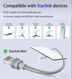 Darrahopens Electronics > Networking > Bridges & Routers Starlink Coupler  for Starlink Cable/Cat7/Cat6/Cat5E/Cat5 Network LAN Cable Extender IP68 Waterproof (PoE Supported)