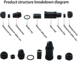 Darrahopens Electronics > Networking > Bridges & Routers Starlink Ethernet  Connector,RJ45 Coupler, Ethernet Female to Female Extender with Lightning Protection and IP68 Waterproof,CAT8/CAT7/CAT6/CAT5E Cables