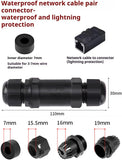 Darrahopens Electronics > Networking > Bridges & Routers Starlink Ethernet  Connector,RJ45 Coupler, Ethernet Female to Female Extender with Lightning Protection and IP68 Waterproof,CAT8/CAT7/CAT6/CAT5E Cables