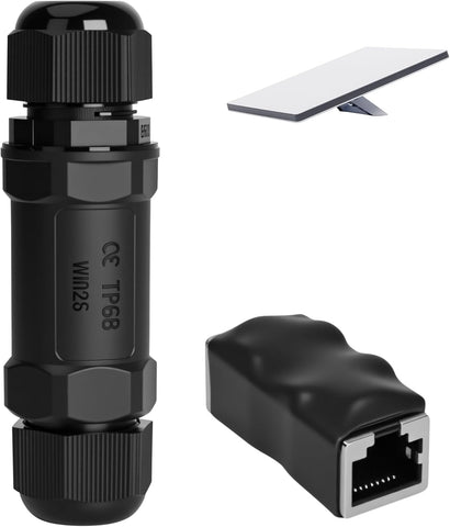 Darrahopens Electronics > Networking > Bridges & Routers Starlink Ethernet  Connector,RJ45 Coupler, Ethernet Female to Female Extender with Lightning Protection and IP68 Waterproof,CAT8/CAT7/CAT6/CAT5E Cables