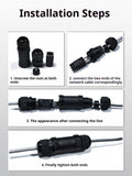 Darrahopens Electronics > Networking > Bridges & Routers Starlink Ethernet  Connector,RJ45 Coupler, Ethernet Female to Female Extender with Lightning Protection and IP68 Waterproof,CAT8/CAT7/CAT6/CAT5E Cables