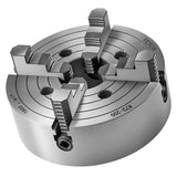 Darrahopens Electronics > Printer Accessories & Supplies > Calculators VEVOR 4-Jaw Lathe Chuck, 10 in (250 mm), Lathe Chuck, 0.6-9.84 in (15-250 mm) Clamping Range with T-key Fixing Screws Reversible Jaws, HT300 Cast Iron Material, Internal External for Wood Metal Lathe