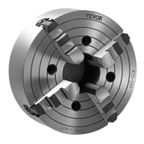 Darrahopens Electronics > Printer Accessories & Supplies > Calculators VEVOR 4-Jaw Lathe Chuck, 10 in (250 mm), Lathe Chuck, 0.6-9.84 in (15-250 mm) Clamping Range with T-key Fixing Screws Reversible Jaws, HT300 Cast Iron Material, Internal External for Wood Metal Lathe