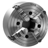 Darrahopens Electronics > Printer Accessories & Supplies > Calculators VEVOR 4-Jaw Lathe Chuck, 10 in (250 mm), Lathe Chuck, 0.6-9.84 in (15-250 mm) Clamping Range with T-key Fixing Screws Reversible Jaws, HT300 Cast Iron Material, Internal External for Wood Metal Lathe