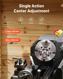 Darrahopens Electronics > Printer Accessories & Supplies > Calculators VEVOR 4-Jaw Lathe Chuck, 10 in (250 mm), Lathe Chuck, 0.6-9.84 in (15-250 mm) Clamping Range with T-key Fixing Screws Reversible Jaws, HT300 Cast Iron Material, Internal External for Wood Metal Lathe