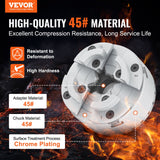 Darrahopens Electronics > Printer Accessories & Supplies > Calculators VEVOR KP2-3/4 Lathe Chuck, 4-Jaw 70 mm Diameter, Metal Lathe Chuck Turning Machine Accessories, Self-centering Tool, for Lathe, Precision Machining, Grinding Machines, Milling Machines