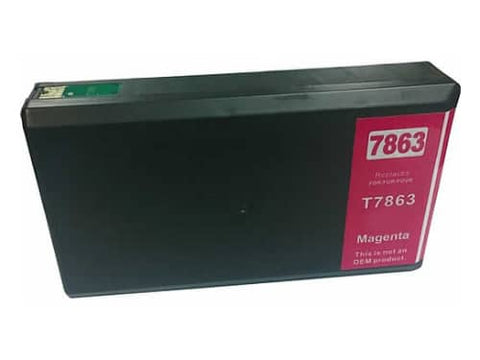 darrahopens Electronics > Printer Accessories & Supplies Compatible Premium Ink Cartridges T7863 Standard Magenta   Inkjet Cartridge - for use in Epson Printers