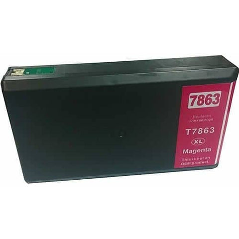 darrahopens Electronics > Printer Accessories & Supplies Compatible Premium Ink Cartridges T7863XL High Yield Magenta  Inkjet Cartridge - for use in Epson Printers