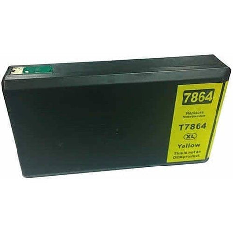 darrahopens Electronics > Printer Accessories & Supplies Compatible Premium Ink Cartridges T7864XL High Yield Yellow  Inkjet Cartridge - for use in Epson Printers