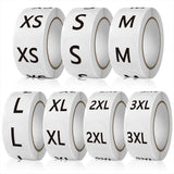 Darrahopens Electronics > Printer Accessories & Supplies > Label Makers 7 Rolls Clothing Size Label Sticker 1Inch Round Size Sticker Labels Self Adhesive