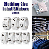 Darrahopens Electronics > Printer Accessories & Supplies > Label Makers 7 Rolls Clothing Size Label Sticker 1Inch Round Size Sticker Labels Self Adhesive