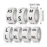 Darrahopens Electronics > Printer Accessories & Supplies > Label Makers 7 Rolls Clothing Size Label Sticker 1Inch Round Size Sticker Labels Self Adhesive