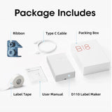Darrahopens Electronics > Printer Accessories & Supplies > Label Makers Niimbot B18 Portable Bluetooth Label Printer