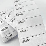 Darrahopens Electronics > Printer Accessories & Supplies > Labels 200 pcs iron-on name labels with pen - washable labels - woven labels for clothing, school uniforms, bags, towels, hats, gloves, scarves
