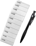 Darrahopens Electronics > Printer Accessories & Supplies > Labels 200 pcs iron-on name labels with pen - washable labels - woven labels for clothing, school uniforms, bags, towels, hats, gloves, scarves