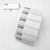 Darrahopens Electronics > Printer Accessories & Supplies > Labels 200 pcs iron-on name labels with pen - washable labels - woven labels for clothing, school uniforms, bags, towels, hats, gloves, scarves