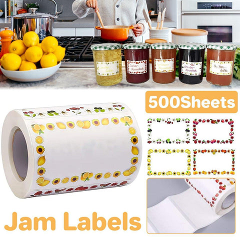 Darrahopens Electronics > Printer Accessories & Supplies > Labels 500X Adhesive Freezer Kitchen Food Stickers Label Food Storage Label