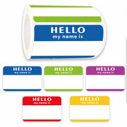 Darrahopens Electronics > Printer Accessories & Supplies > Labels Colors (Hello My Name Is) Nameplate Stickers 300 Labels for