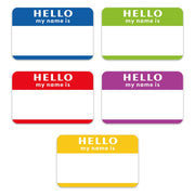 Darrahopens Electronics > Printer Accessories & Supplies > Labels Colors (Hello My Name Is) Nameplate Stickers 300 Labels for
