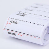 Darrahopens Electronics > Printer Accessories & Supplies > Labels Fonepro School Name Labels 200 pcs Iron-On Woven Name Labels for School White Write-On Labels