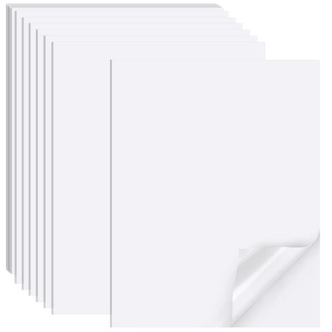 Darrahopens Electronics > Printer Accessories & Supplies > Labels Matte Sticker Paper for Inkjet Printers, 50 Sheets A4 Full Sheet Labels, Printable Sticker Paper