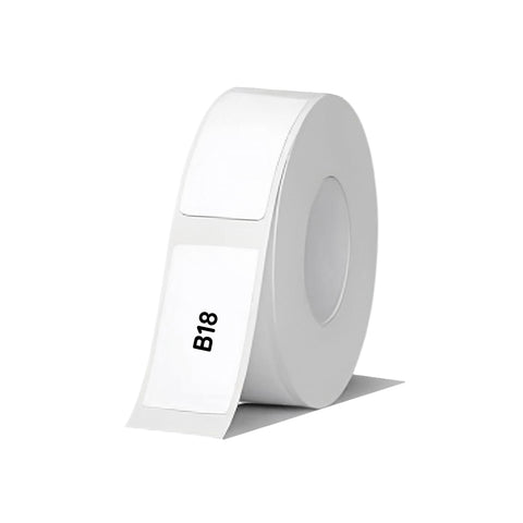 Darrahopens Electronics > Printer Accessories & Supplies > Labels NiiMbot Thermal Label PET Paper 12*25mm 220Pcs For B18 White