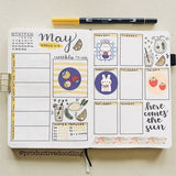 Darrahopens Electronics > Printer Accessories & Supplies > Labels Stickers - 500 sheets - Sealing stickers - Packaging decoration - DIY diaries/notebooks - Diary labels