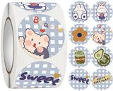 Darrahopens Electronics > Printer Accessories & Supplies > Labels Stickers - 500 sheets - Sealing stickers - Packaging decoration - DIY diaries/notebooks - Diary labels