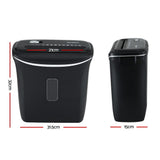 Darrahopens Electronics > Printers > Printers & Accessories Devanti 12L Cross-Cut Shredder 8-Sheet Paper Home Office Credit Card