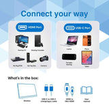 Laser 15.6 Inch Portable Monitor with USB-C and HDMI