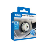 Darrahopens Electronics > Printers > Printers & Accessories Laser USB Car Charger with 3-in-1 Cable White