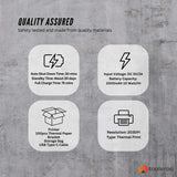 Darrahopens Electronics > Printers > Printers & Accessories Tooleroo Portable A4 Thermal Printer Black + Paper Kit - Wireless and Inkless