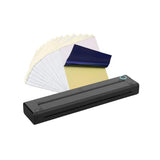 Darrahopens Electronics > Printers > Printers & Accessories Tooleroo Portable A4 Thermal Printer Black + Tattoo Stencil Paper - Wireless