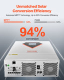 Darrahopens Electronics > Printers > Printers & Accessories VEVOR Hybrid Solar Inverter, 3500W, All in One Pure Sine Wave Power Inverter Charger, 220V AC, with Built-in 100A MPPT Solar Charger Controller, for Off-Grid System Lead Acid Lithium Battery