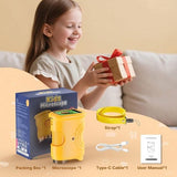 Darrahopens Electronics > Printers > Scanners 1000x Digital Children's Microscope - With 2 Inch IPS Screen & 8 LED Lights - Handy & Easy to Use for Nature Research - Yellow