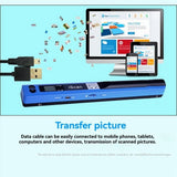 Darrahopens Electronics > Printers > Scanners Portable Document Scanner 900DPI A4 Book and Photo Digital Scanner Instant Scanning Supports JPG/PDF Formats D In Australia - Darrahopens