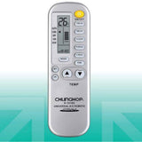 Darrahopens Electronics Universal Aircon Remote Replacement Silver - AC Air Conditioner Control 1 in 1000 Brands