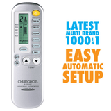 Darrahopens Electronics Universal Aircon Remote Replacement Silver - AC Air Conditioner Control 1 in 1000 Brands