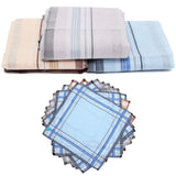 Darrahopens Fashion > Men's Fashion > Men's Accessories 12 Pack Men's Cotton Handkerchiefs, 35 x 35 cm Pocket Square Hankies