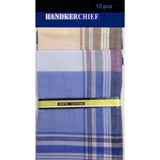 Darrahopens Fashion > Men's Fashion > Men's Accessories 12 Pack Men's Cotton Handkerchiefs, 35 x 35 cm Pocket Square Hankies