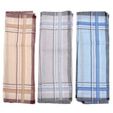Darrahopens Fashion > Men's Fashion > Men's Accessories 12 Pack Men's Cotton Handkerchiefs, 35 x 35 cm Pocket Square Hankies