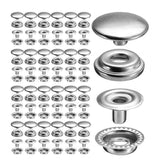Darrahopens Fashion > Men's Fashion > Men's Accessories 120PCS 15mm Stainless Steel Snap Fasteners Press Studs Cap Button Boat
