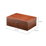 Darrahopens Fashion > Men's Fashion > Men's Accessories 1Pc Wooden Watch Box Brown for Storage with Cushion Durable Solid Wood Display Case In Australia - Darrahopens