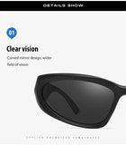 Darrahopens Fashion > Men's Fashion > Men's Accessories 2 Pack Black-rimmed Night Vision Lenses + Pink Polarized Sports Sunglasses Men Small Frame Cycling Glasses Anti-Glare UV Protection Outdoor Eyewear Ideal for Driving and Running